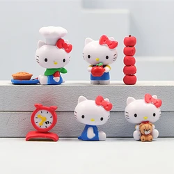 Japan Capsule Toys Sanrio Hello Kitty Fruit Dessert Series Cute KT Cat Anime Figure Model Doll Toys Collect Ornaments