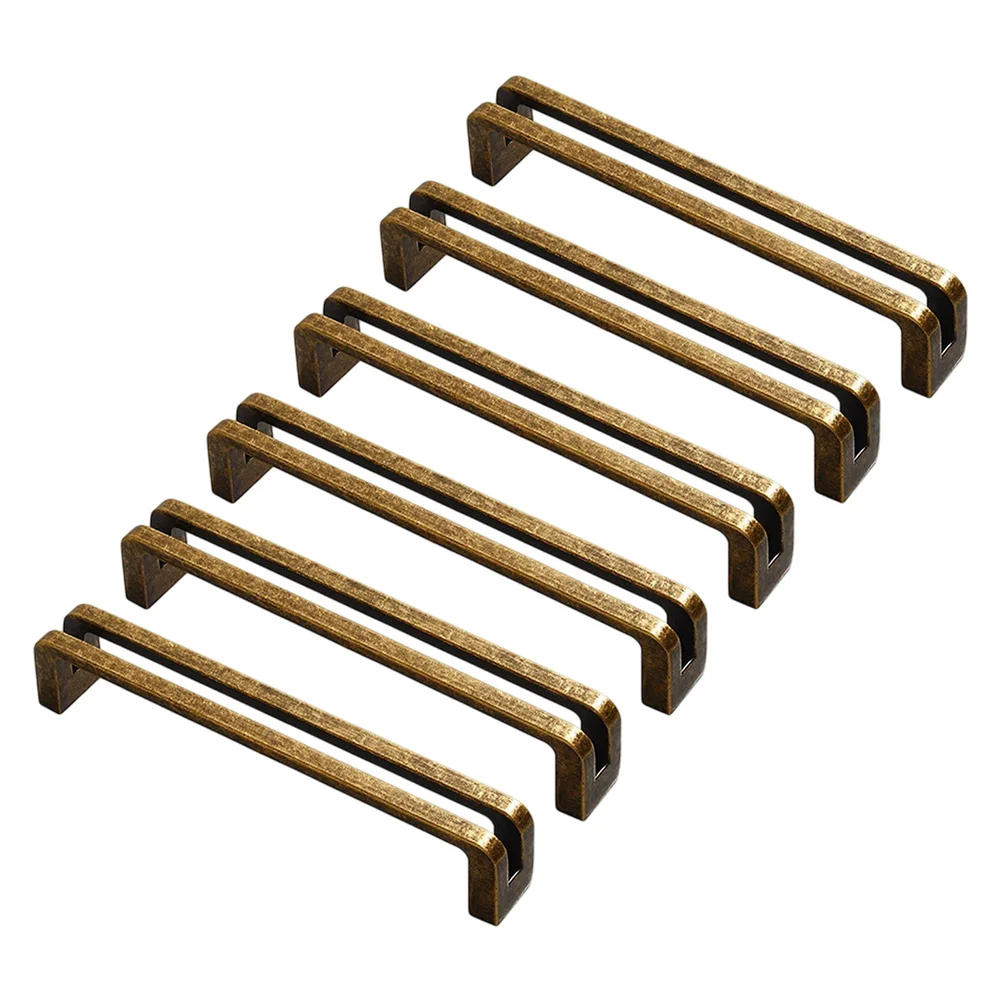 Zinc Alloy Cabinet Handles Set of 6 with Classic Design for Use on Dressers Wardrobes Kitchen Cabinets and Desks
