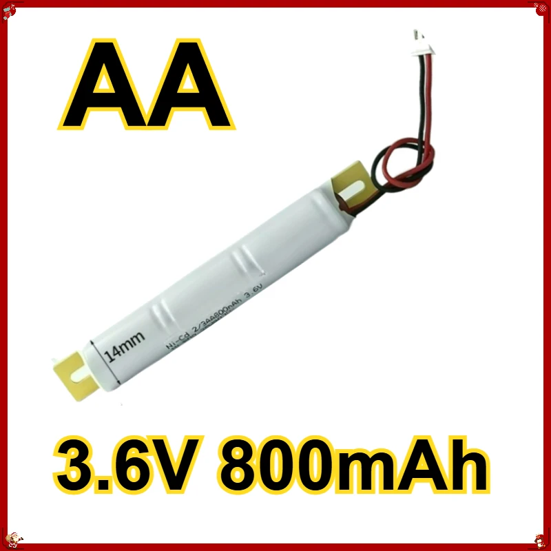 3 шт. AA 3.6V 800 мАч для аварийных светильников, указателей выхода, индикаторных ламп, сменные аккумуляторы, перезаряжаемые батареи