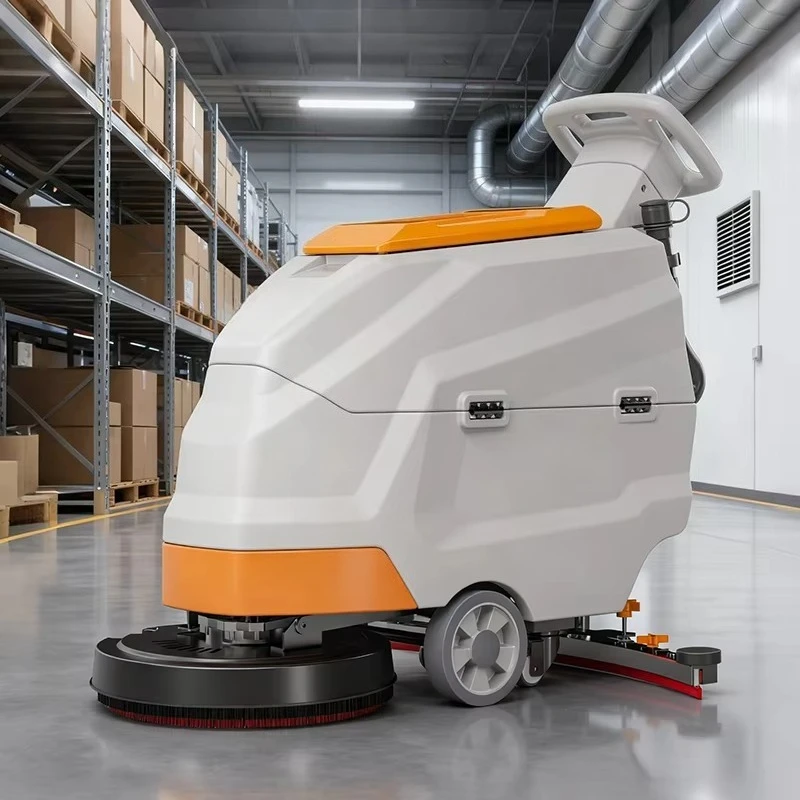 Automatic Floor Scrubber Mop Industrial Commercial Hard Wood Auto Floor Scrubber