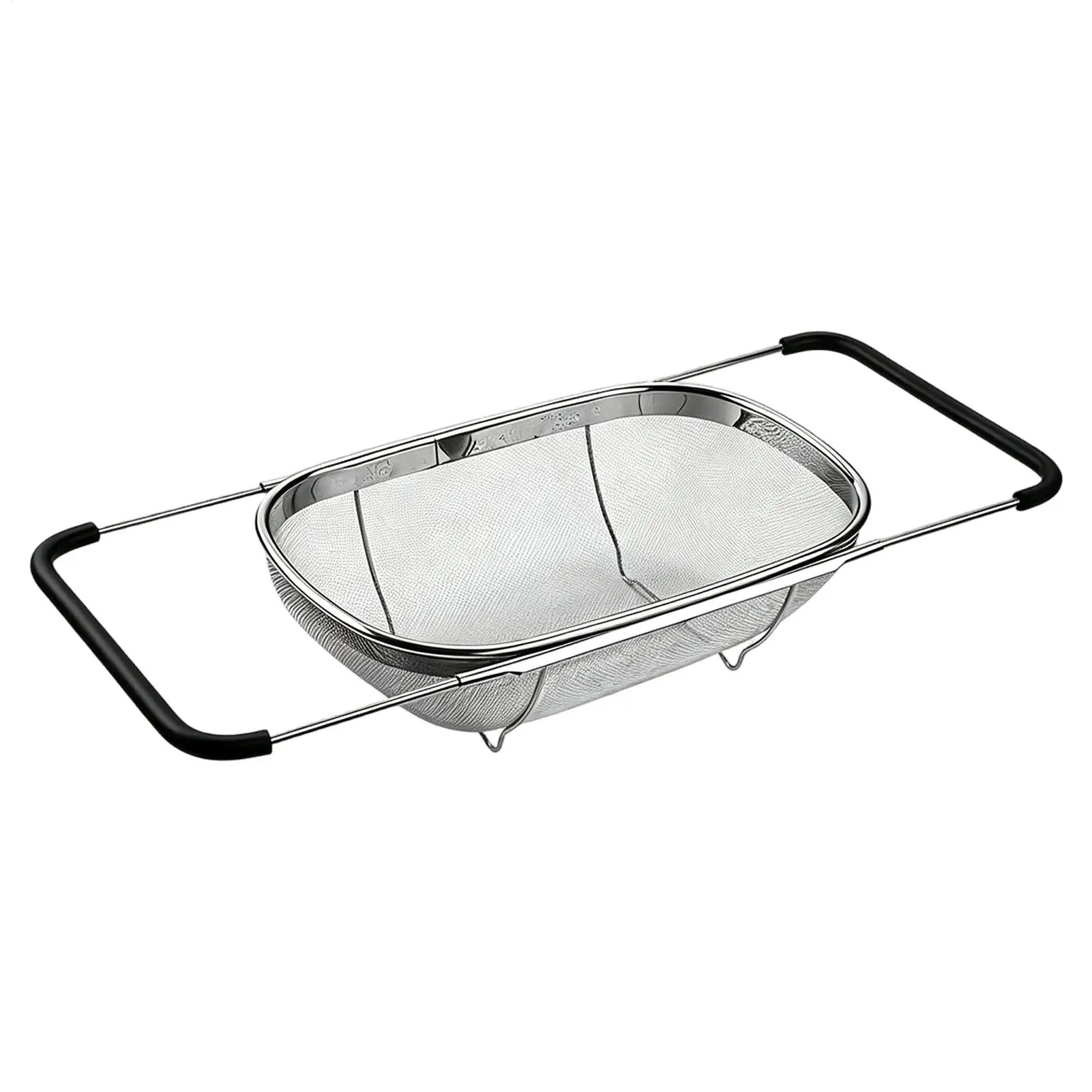 stainless-steel-retractable-drain-basket-rubber-grip-handles-vegetable-sink-cleaning-basket-fruit-drain-adjustable-basket
