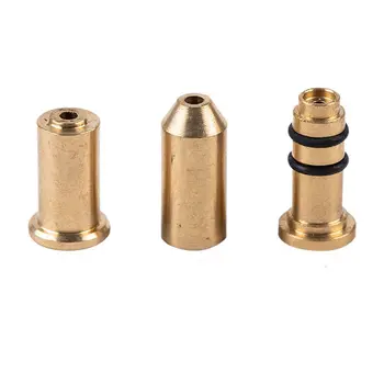 Dupont-Copper Gás Lighter com latão Bocal, reutilizável Recarga Butano Gás Adapter, infláveis cabeça acessórios, Ligne 2