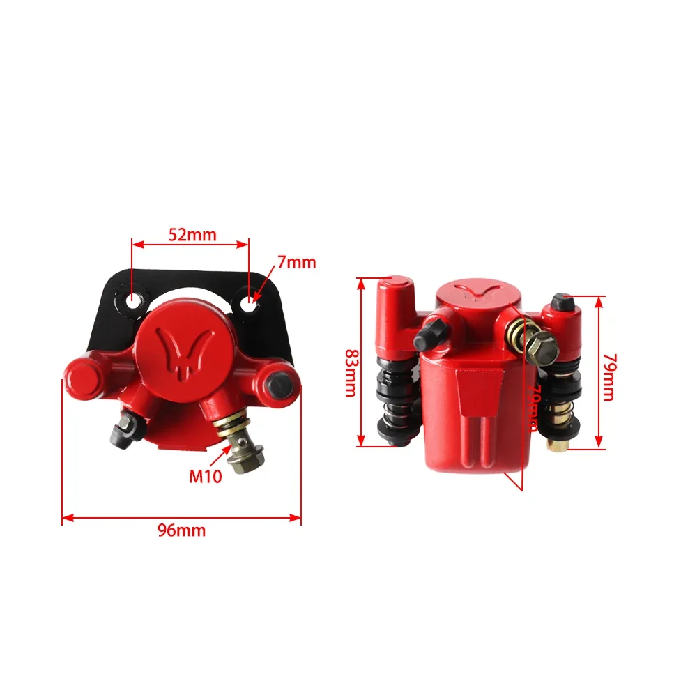 Motorcycle Rear Disc Brake Caliper Pump For ATV Off-road 110cc 125cc 250cc GY6 Scooter Dirt Pit Bike Quad Bike Buggy Taotao
