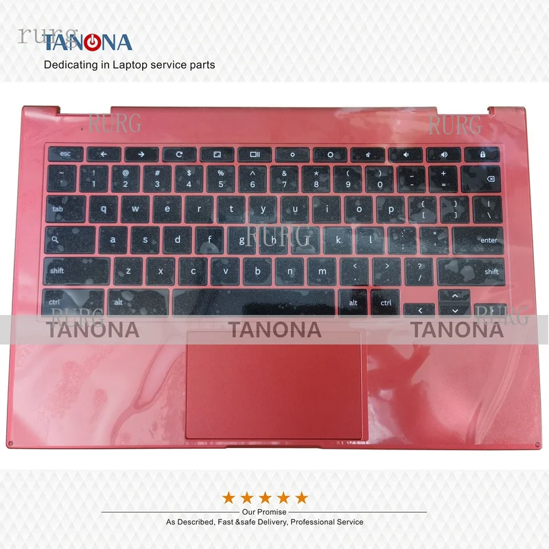 R+ Brand New Palmrest Upper Case for Samsung Chromebook4 XE310XBA + Keyboard BA98-02797A