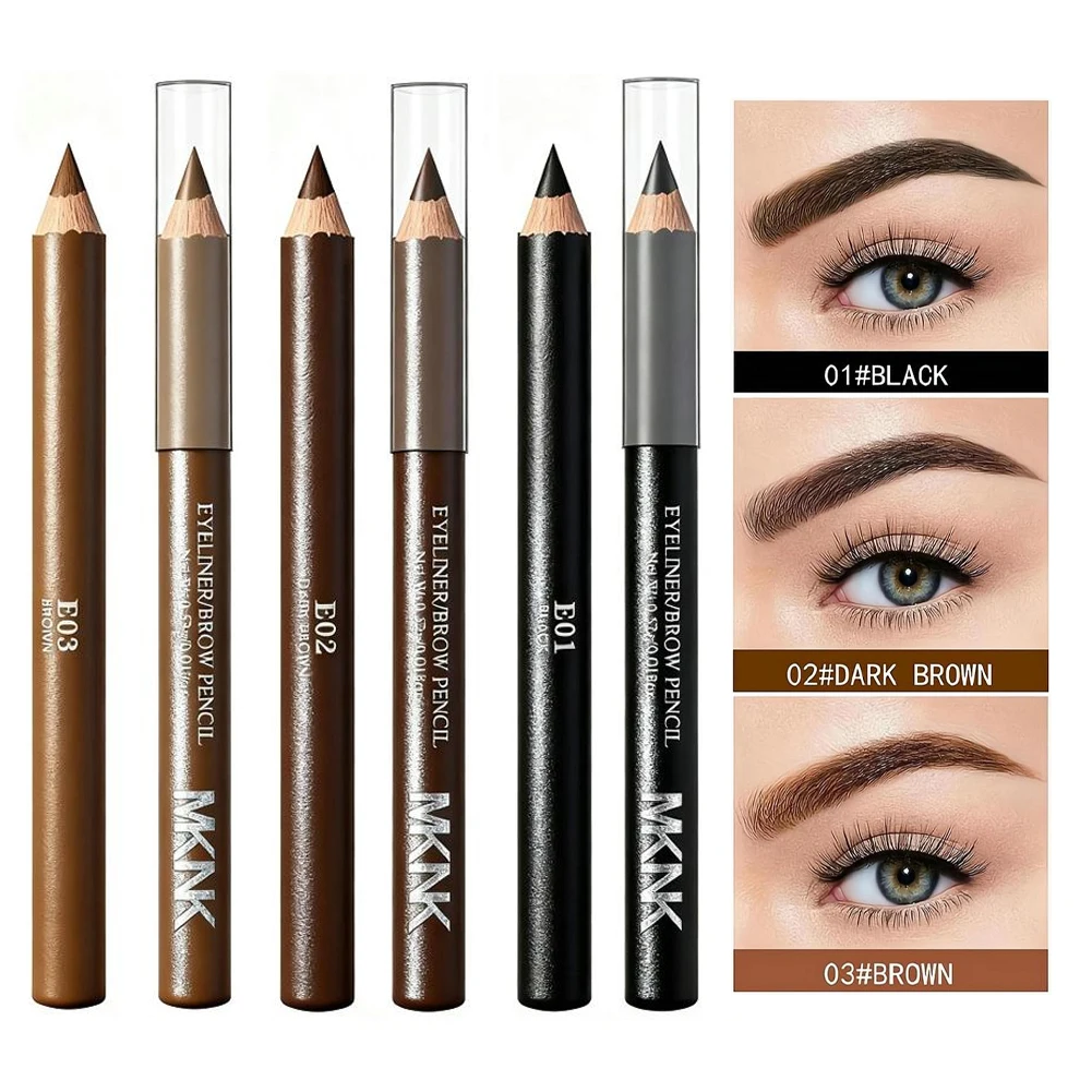 Professional Multi-Function Wooden Makeup Pencil For Eyebrow & Eyeliner Waterproof Smudge Proof Hard Tip Eyes Natural Look 2026