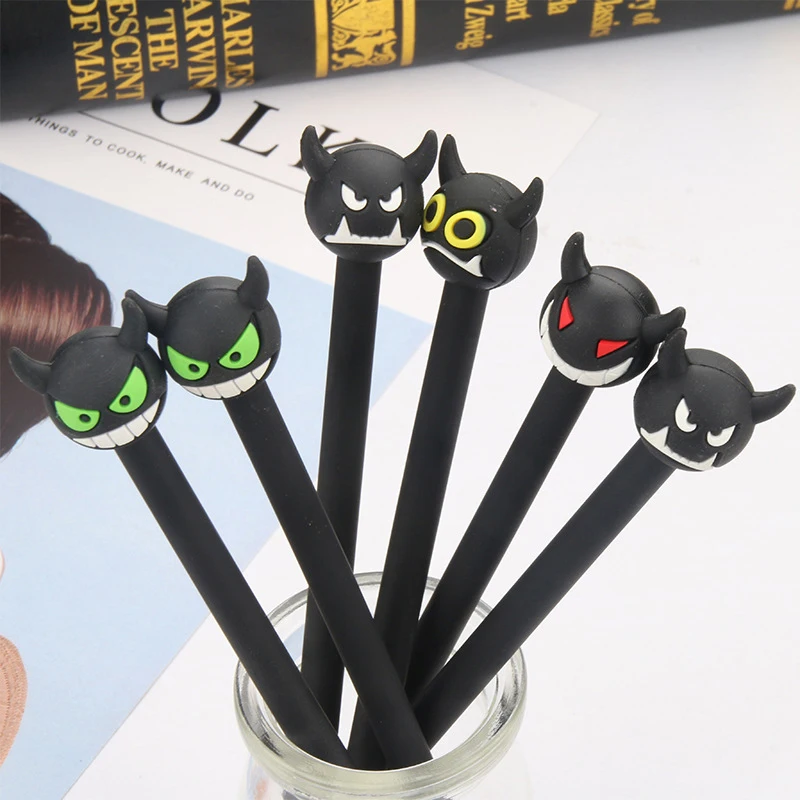 قلم الشيطان الصغير من أجل العمل مع توقيع مائي ، أدوات مكتبية للطلاب ، لطيف ، إبداعي ، كوريا الجنوبية ، بيع بالجملة