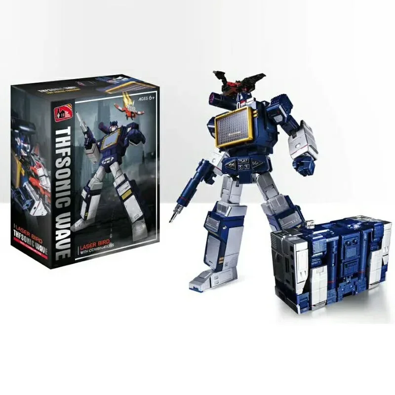 THF Transformers Toys Soundwave Six Tape Troop G1 Mindwipe Rumble Frenzy Ravage Laserbeak Buzzsaw Limit KO KBB Model Figure gift