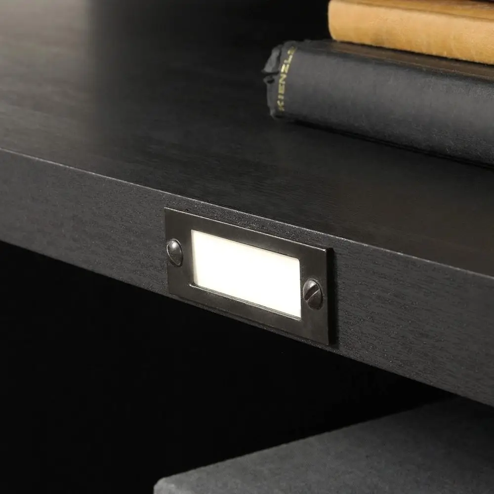 36-Inch High 4-Tier Bookshelf in Raven Oak Finish