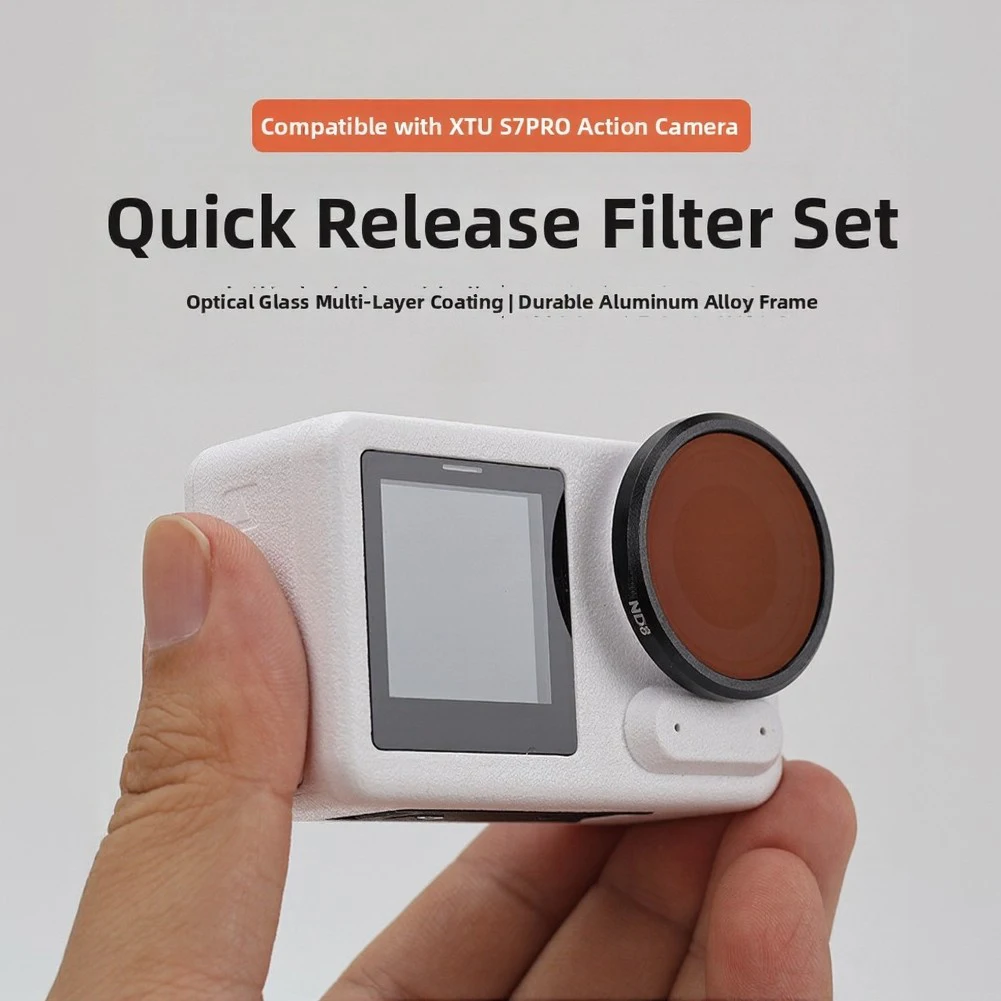 CPL Polarizing Filter For S7PRO Action Camera Premium Optical Glass Aluminum Alloy Frame Cuts Reflections Boosts Contrast