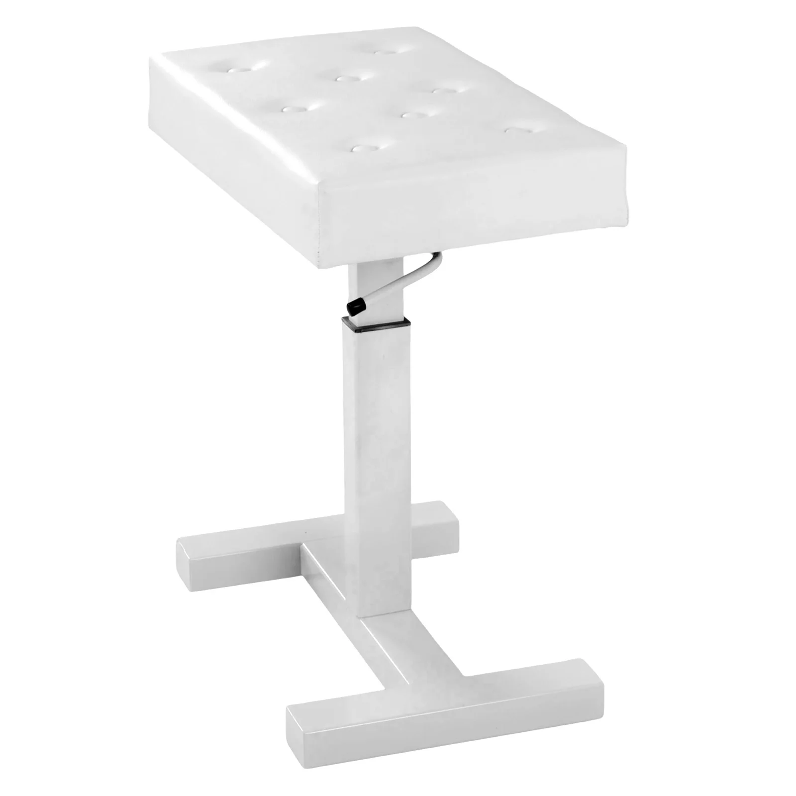 

Hydraulic Lifting Keyboard Bench Height Adjustable Piano Seat with PU Leather Sponge Cushion for Vanity Living Room Bedroom