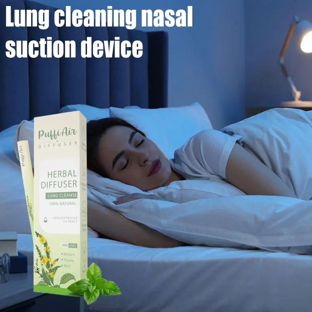 

Lung Cleaning Nasal Suction Stick Herbal Clearing Sputum From The Lungs Protect Liver Relieve Fatigue Drowsiness Mint Fresh