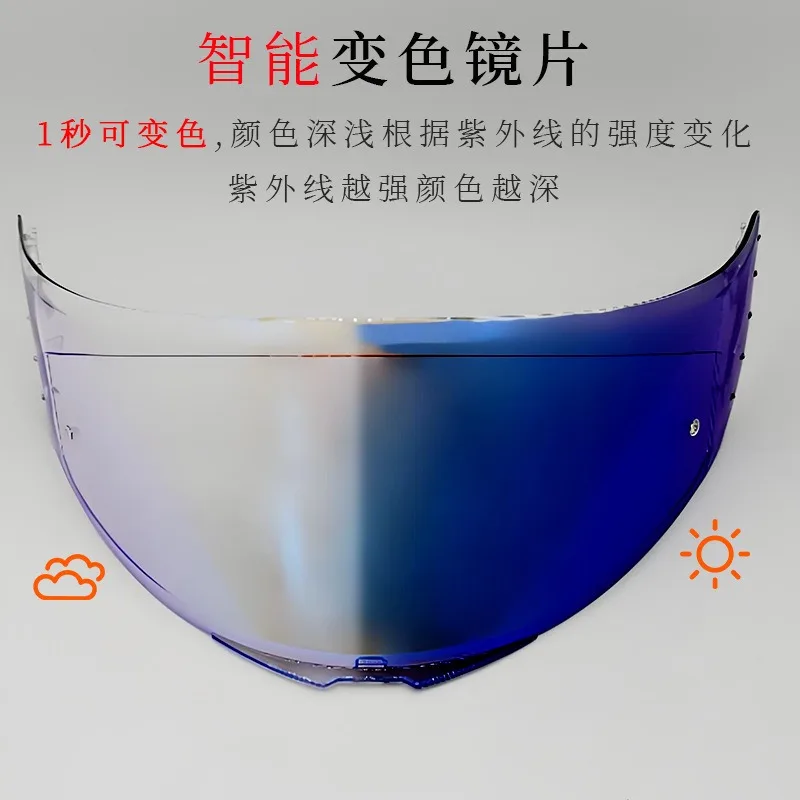 All Weather Auto Photochromic Helmet Visor Replacement Lens For Thor 4 Stinger 2 V-28 Full Face Motorcycle Helmet