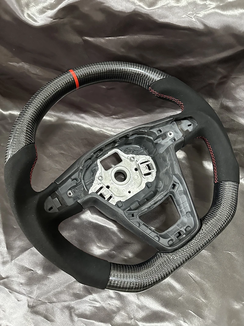 Customised Carbon Fiber Steering Wheel For Seat Leon FR Cupra 5F Ibiza 6F Arona Ateca Leon ST Alhambra 2014-2019