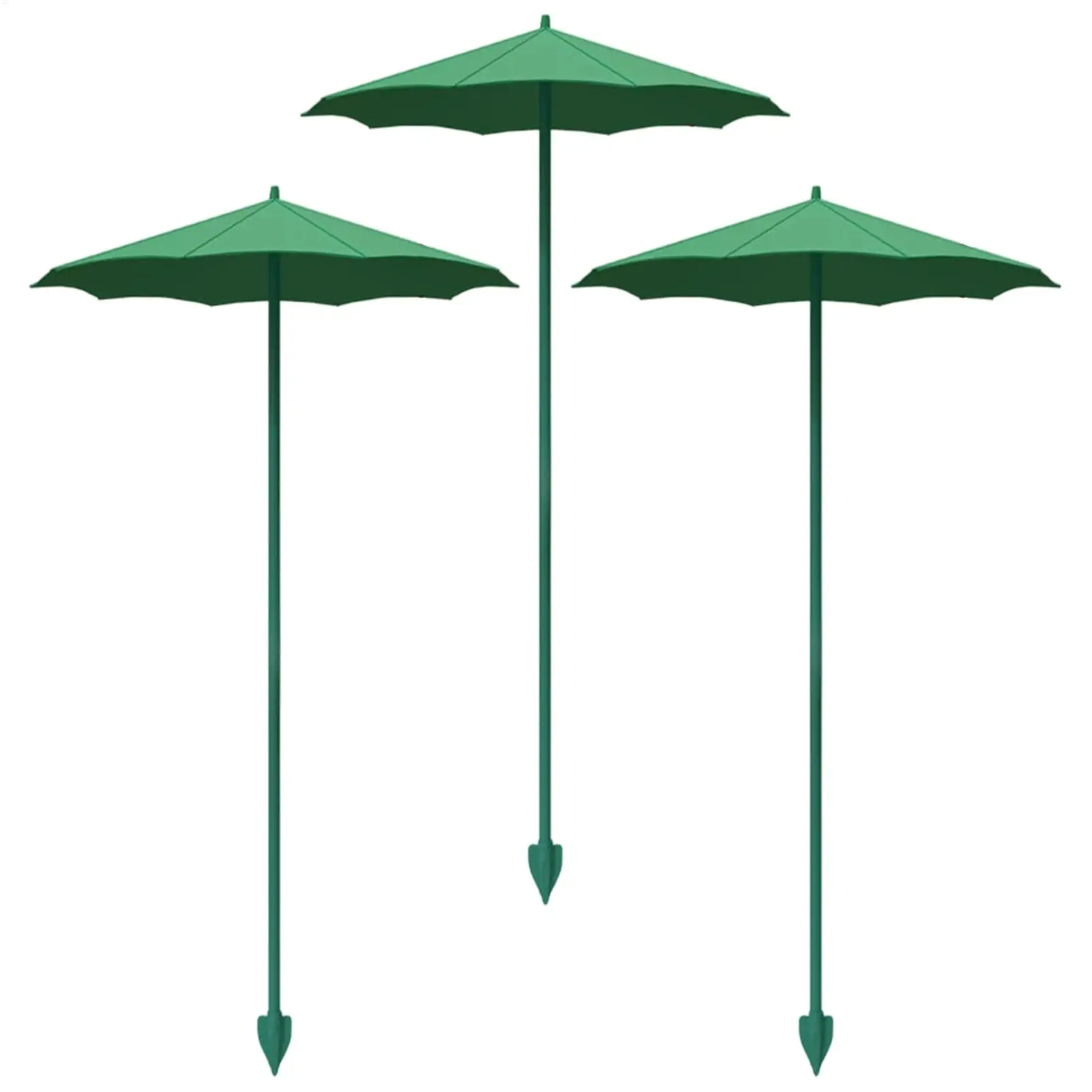 3pcs Plant Umbrella for Potted plants Seedlings sunshade umbrella UV-protective garden Plant Shades for Vegetables Seedlings
