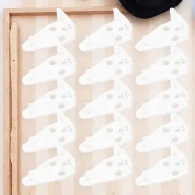 20Pcs Lightweight Plastic Venetian Blind Hook Connector Hook for Curtain Roller Track Pulley Blind Tilt Control