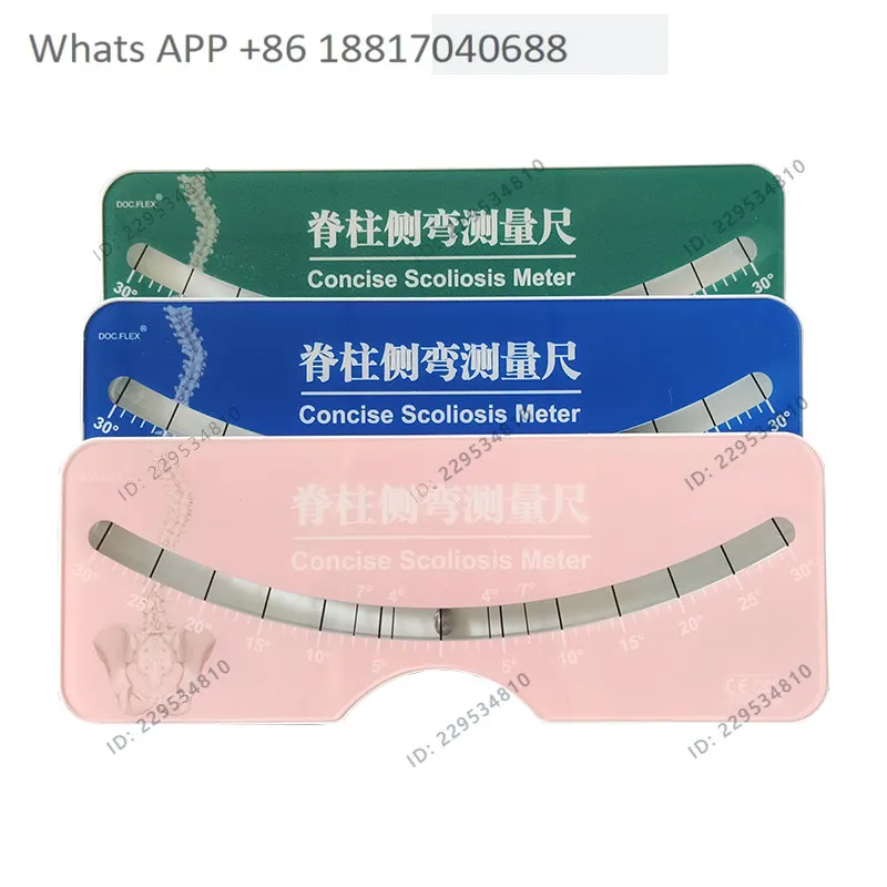Scoliosis Measurement Ruler, Lumbar Evaluation Ruler, Evaluation Screening