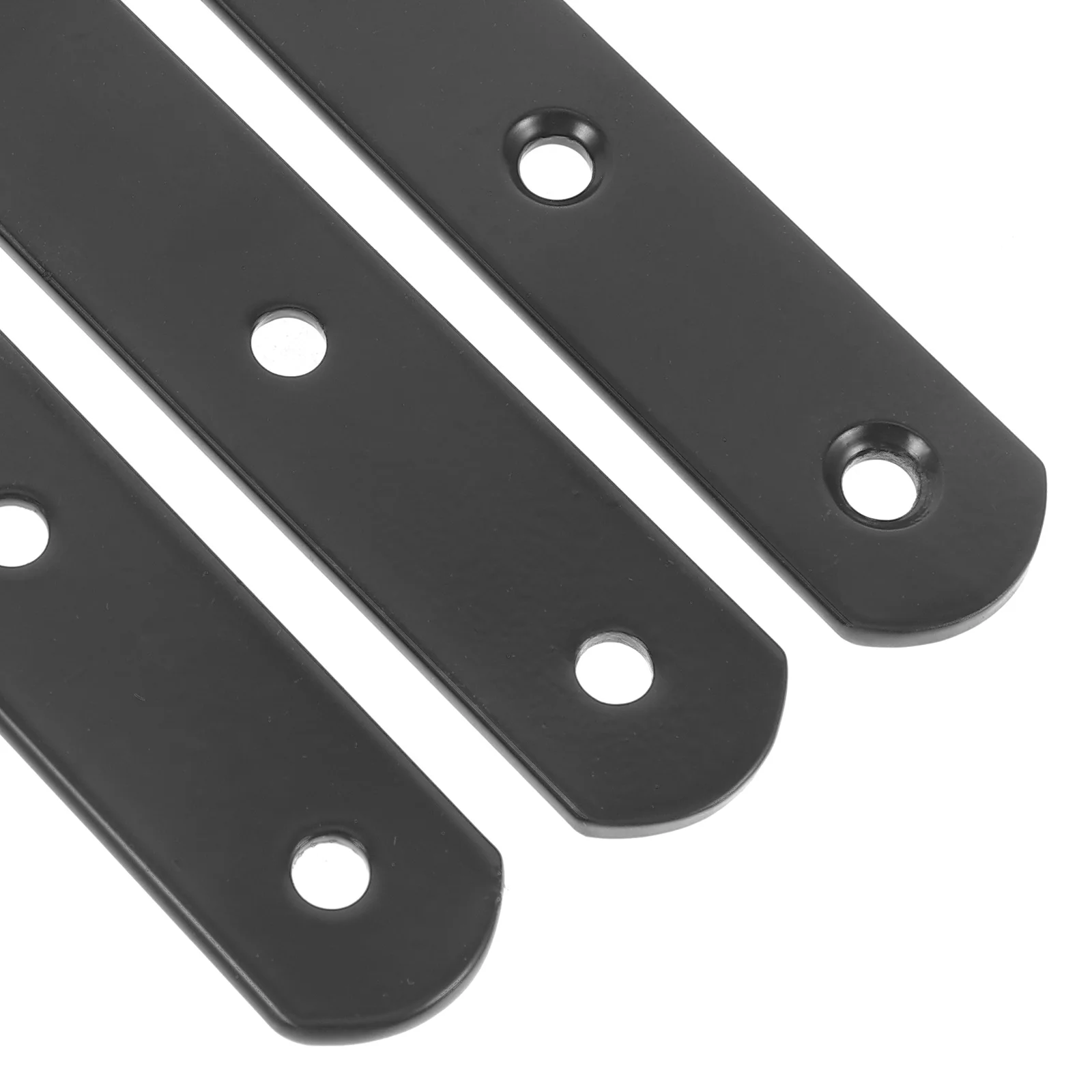 4 pces cerca de madeira código de canto suporte de metal suportes para tira com furos placa ângulo direito