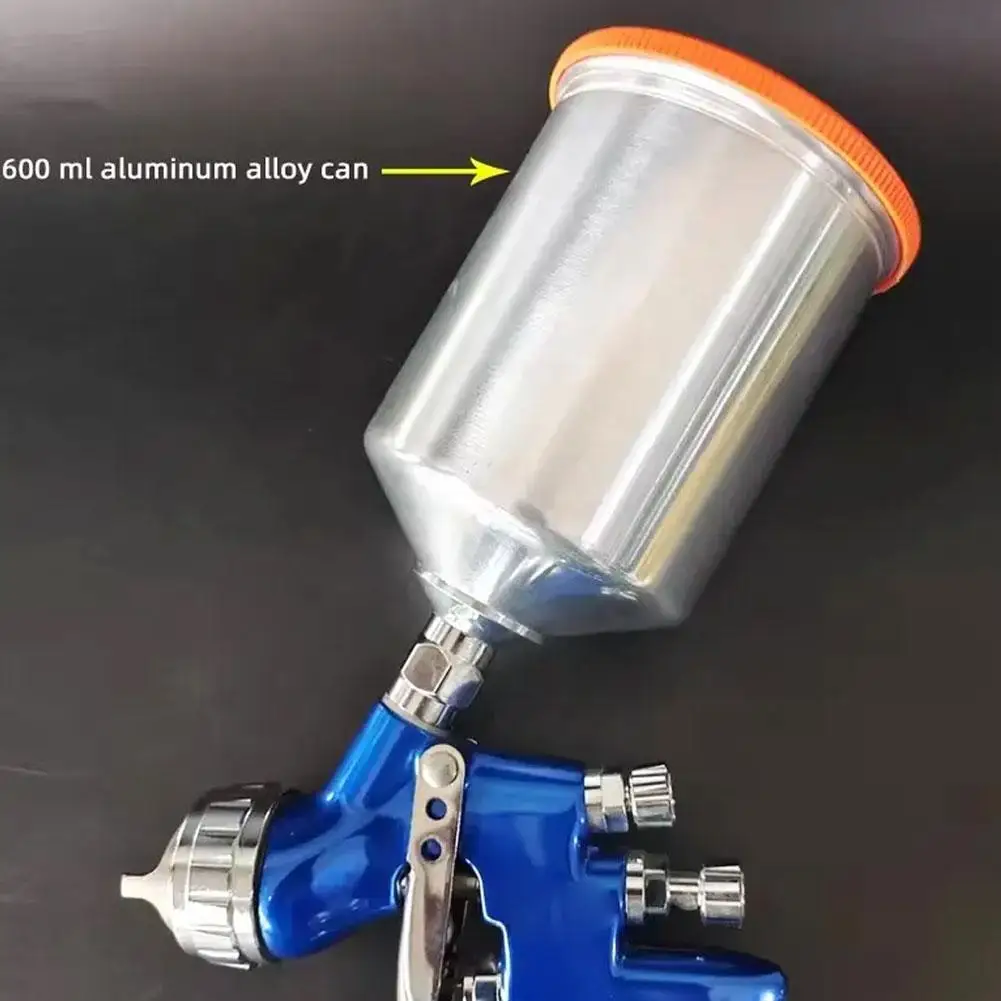600 мл Алюминиевая герметичная чаша для распылителей, горшок, международный стандарт, герметичный резервуар, обычная верхняя чаша, горшок для краски автомобиля, аксессуары для дома