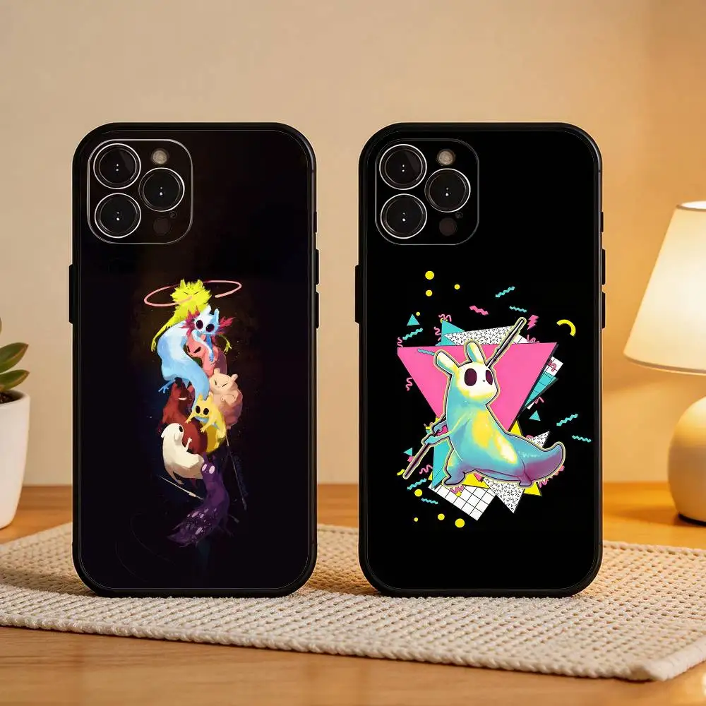 

R-Rain World K-Kanxy Game Phone Case For iPhone17 16 15 14 13 12 11 Pro Max Plus,5G Soft Black Case