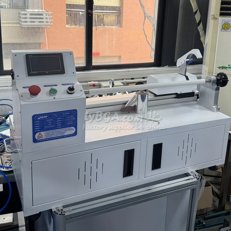 LY Paper Cut Machine Pure Intelligent Electric Slitting Cutter Equipment 220V110V for Hot Stamping Paper Plastic Film Cutting