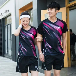 New men tenis mujer, Quick-drying Breathable tennis shirt kits, Training tennis team T-shirt , badminton shirt clothes 117