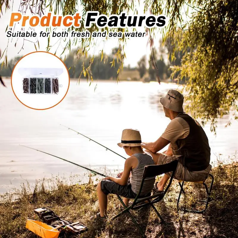 

Fishing Accessories Kit Carp Fishing Accessory Set Wear-Resistant Wire Loop Protector Gear Accessories With Storage Box For