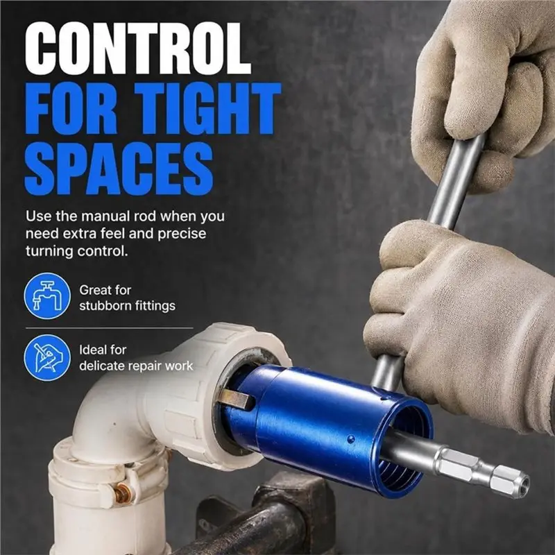 AC23-Pipe& Valve Extractor Tool, Internal Pipe Wrench For 1/2