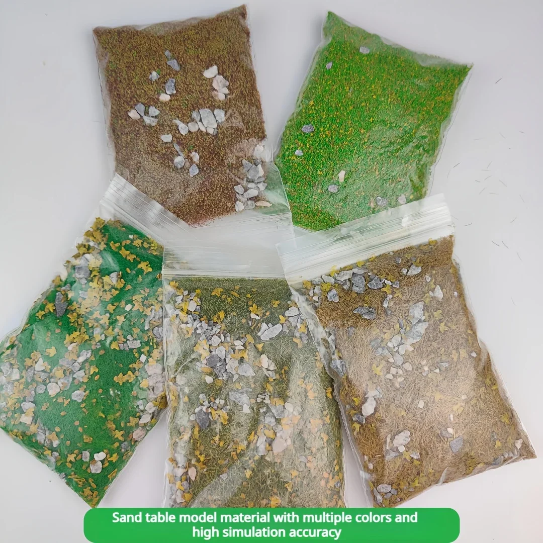 Kits de Terrain en pierre et feuillage de touffe d'herbe pour la fabrication de modèles de bricolage/Wargaming militaire/décoration de jardin/Diorama 30G/sac