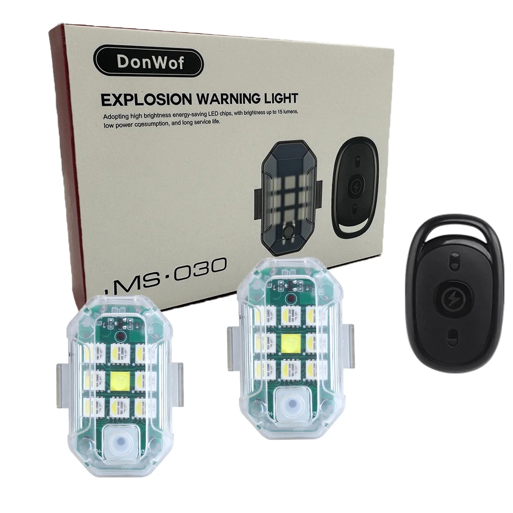 Auto Blitzlicht ms Motorrad LED Blitz Antik ollisions warn lampe wasserdichte drahtlose Fernbedienung für Fahrrad