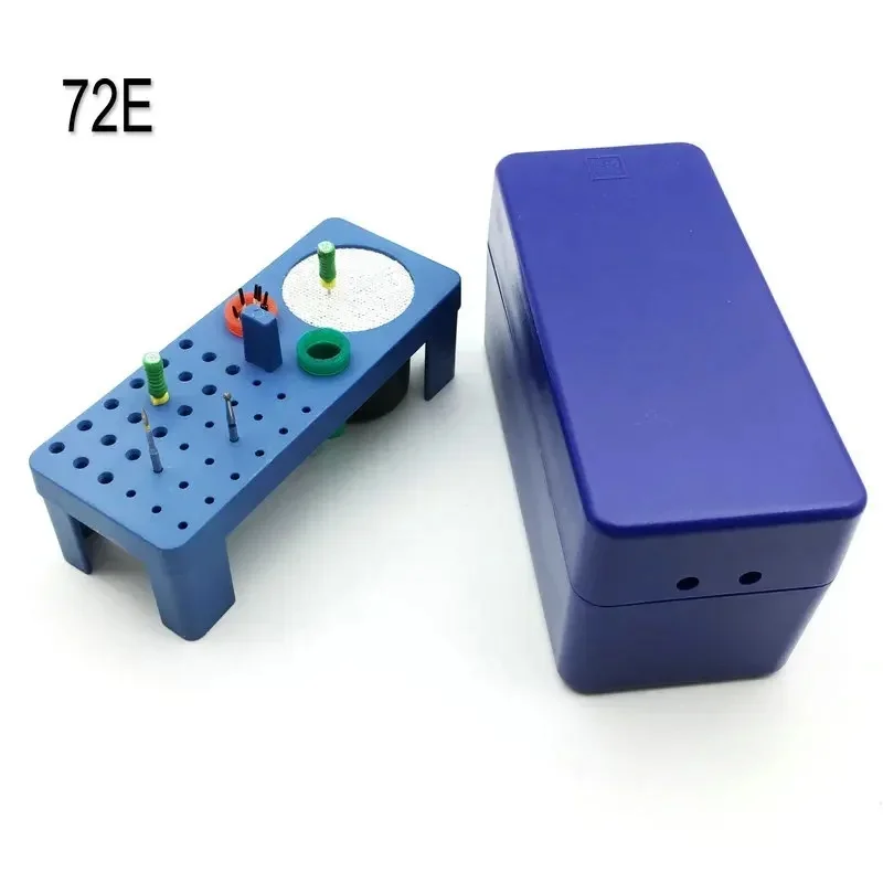 Dental Sterilize Plastic 72HOLES Endo Box for Diamond burs Reamer and Gutta Percha points