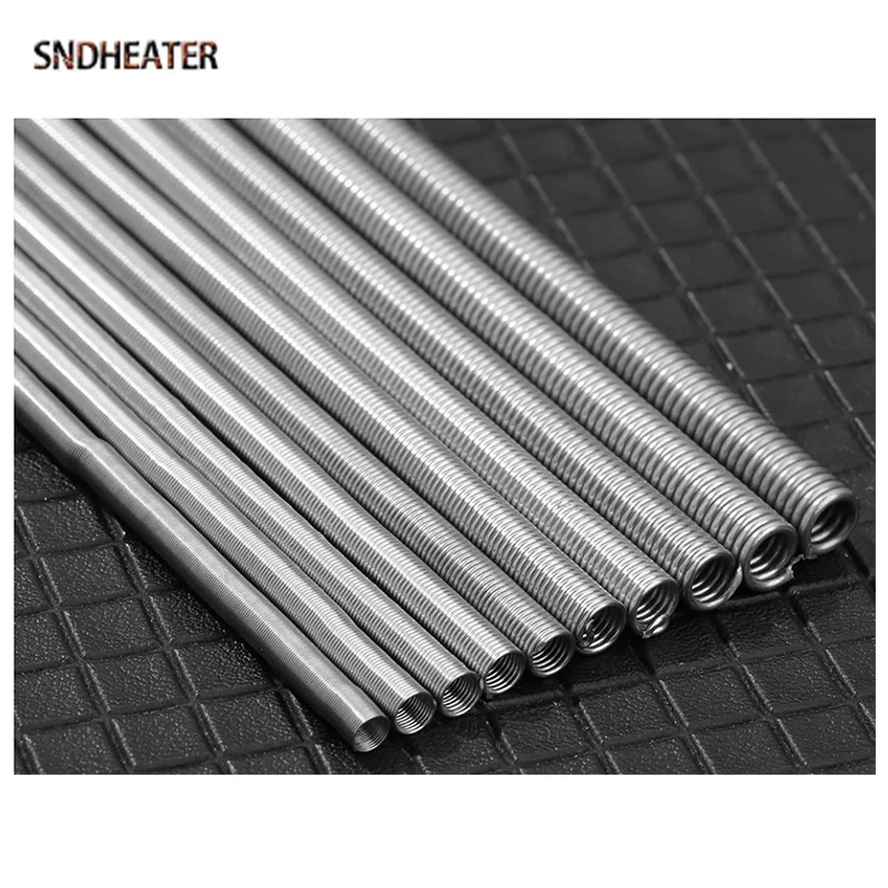 SNDHEATER Elastic Furnace Stove Heating Element Strip 220V Flexible Spring Mold Nozzle Coil Heater Bar 300W 500W 600W 800W 10PCS