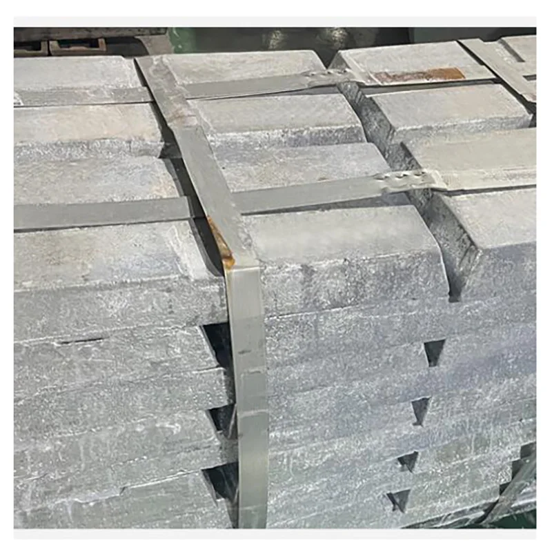 1pc 25KG 99.995% Pure Zn Zinc Block Ingot