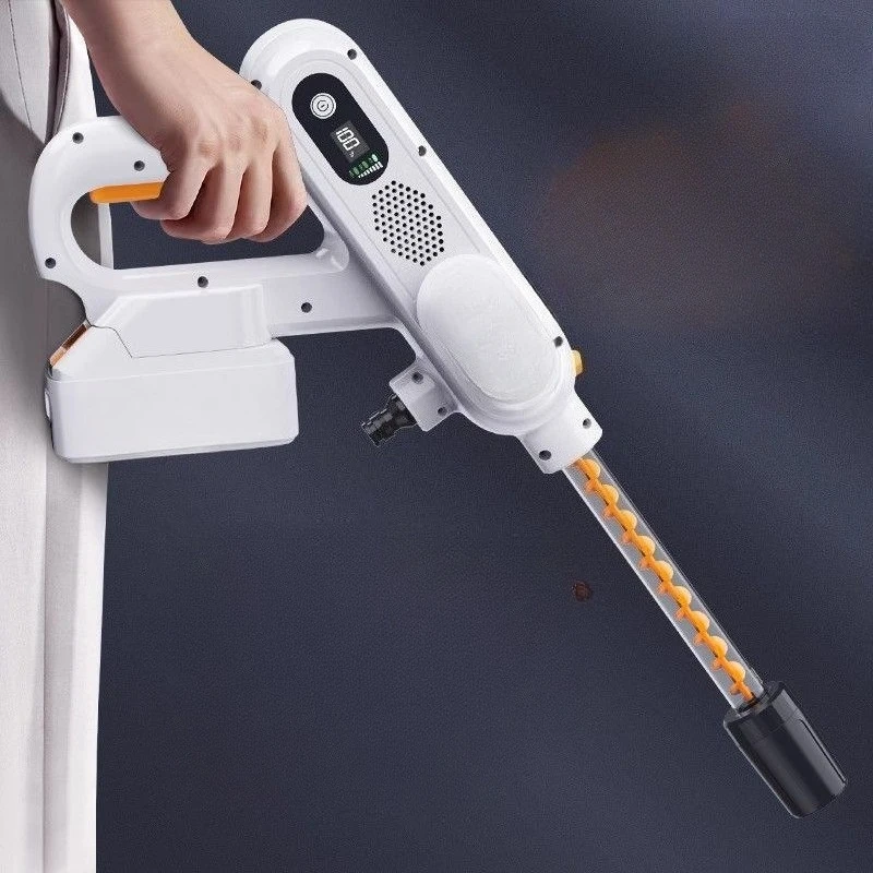 Powerful high pressure water gun car wash household car wash machine wireless lithium battery steam