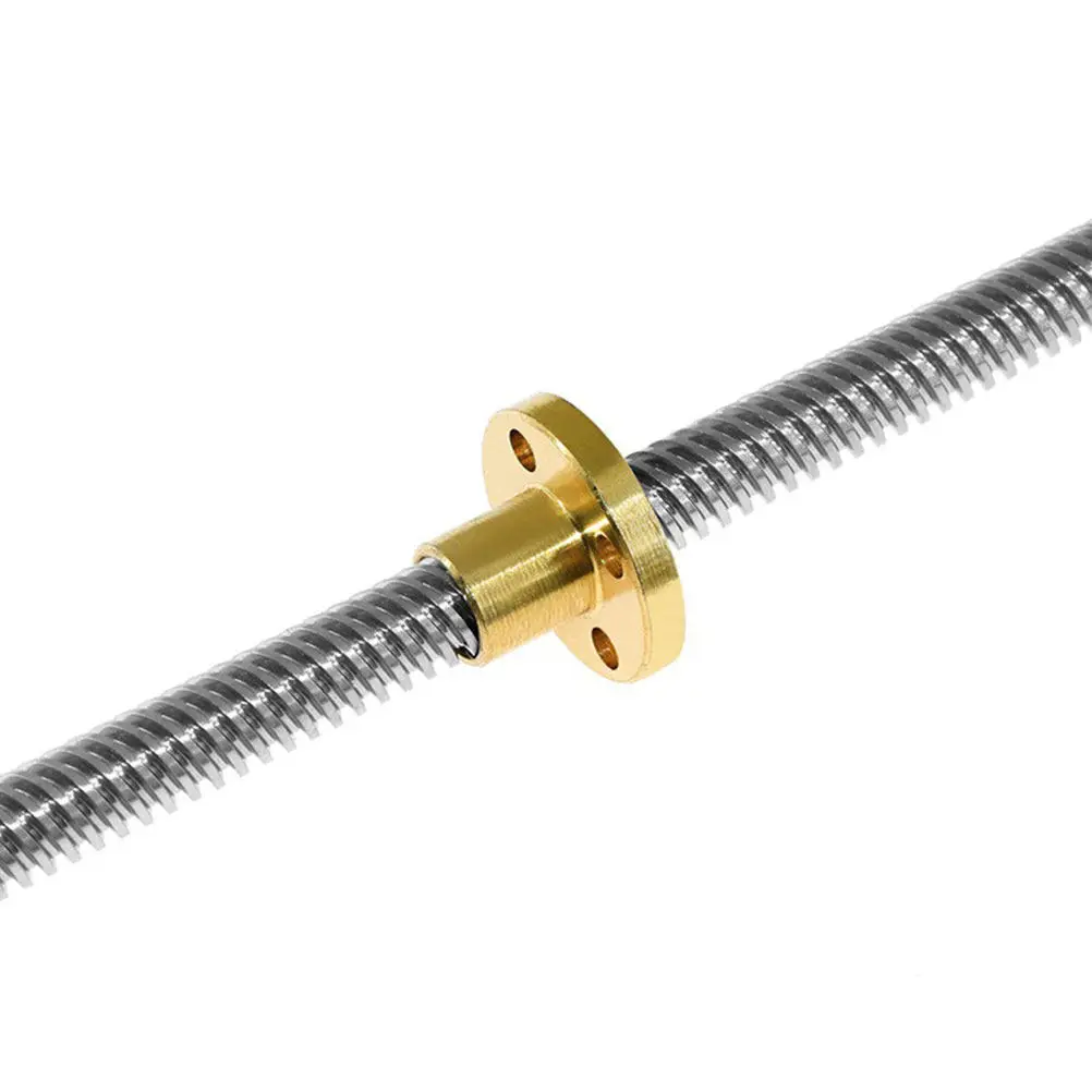 3D Printer Parts T8 Lead Screw 150Mm Stainless Steel Copper Nut High Strength Stepper Motor Threaded Rod Low Noise