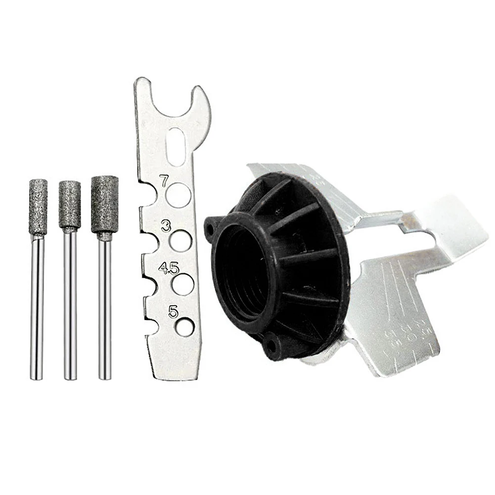 2 個のチェーンソー研磨キットチェーンソー研磨機電動チェーンソー研削ツールロータリーシャープナーチェーンマシン電動工具アクセス