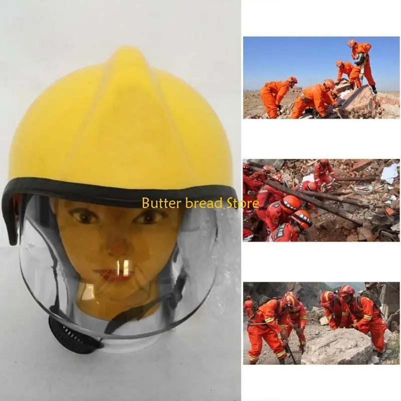 W89C السلامة الكاملة خوذة واقية من كأس الإطفاء مقاوم للحريق لمكافحة التآكل