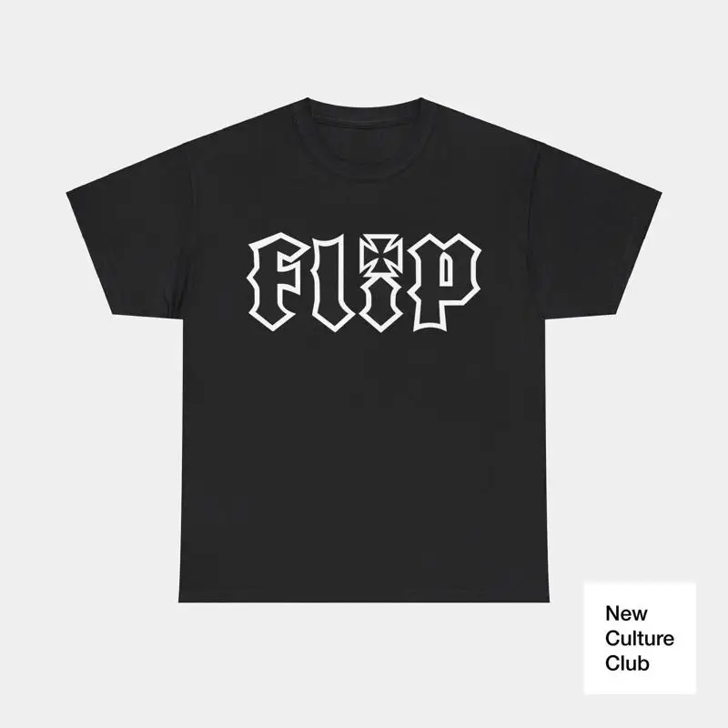 Flip Skateboards Skate Classic 90s Premium Design T Shirt Colors Appleyard Black