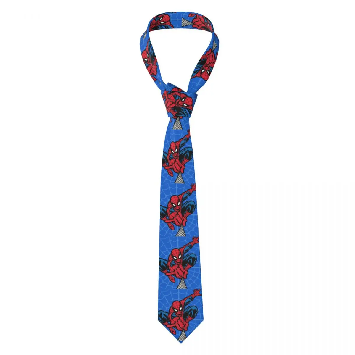 

Custom Spider Man Anime Tie Mens Cravat For Father's Day