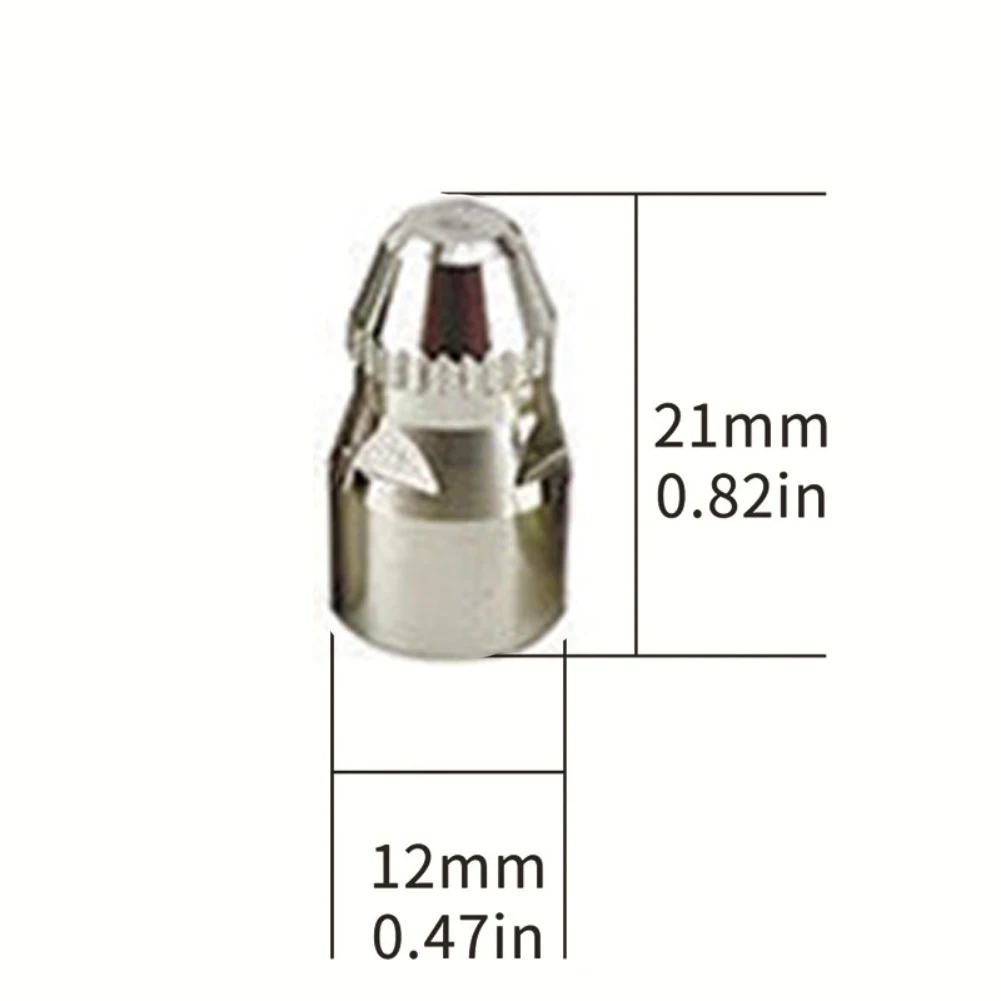 For P80 Cutting Machine Shield Cups Professional Welding Applications Silver And White Precise Control Cutting Tips