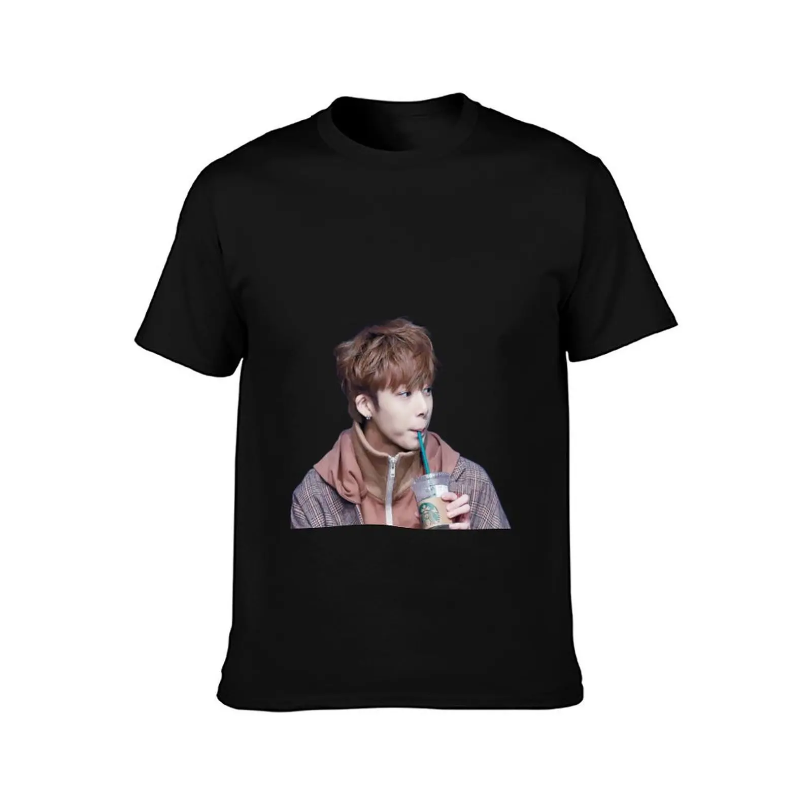 Hyungwon Monsta X T-Shirt Summer Casual Cotton Tee Oversized Streetwear Tops Vintage Graphic Print Loose Fit Short Sleeve