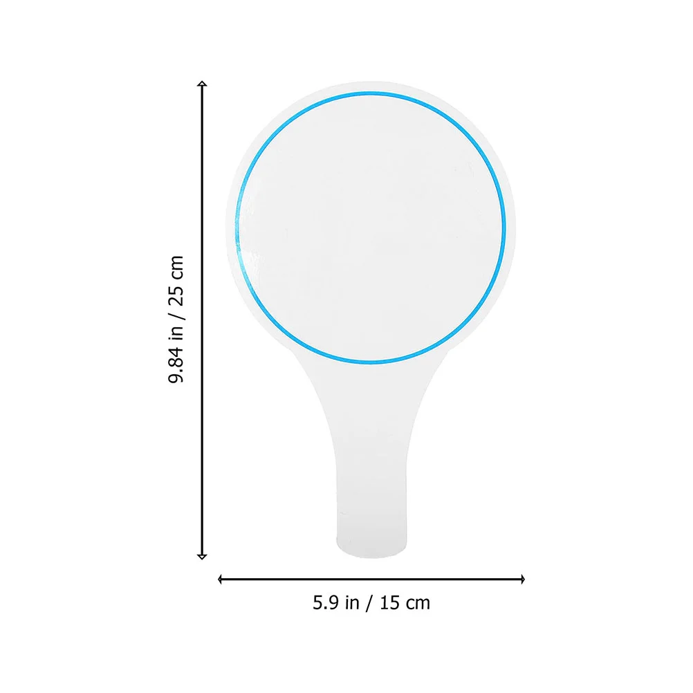 3 ชิ้น Dry Erase Paddles กระดานคะแนนชอล์กแบบลบได้สําหรับเก็บเด็ก Auction Boards