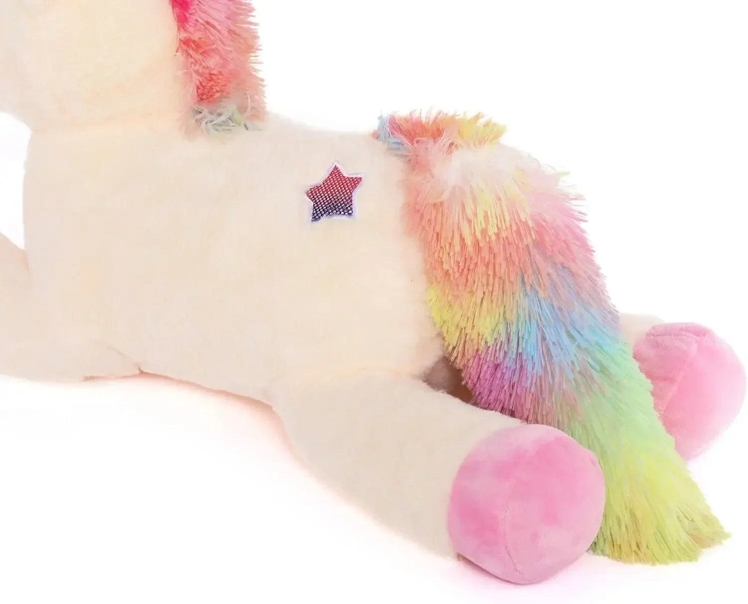 MaoGoLan Toys Studio Big Unicorn Stuffed Animal Soft Large Unicorn Plush Pillow Toy Gift for Girls Boys (Pink, 23.5 '')