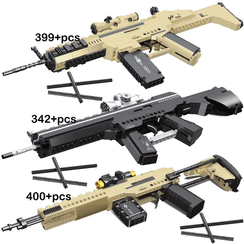 

Конструктор Штурмовая винтовка Mk14, шрам, пустыня, Орел