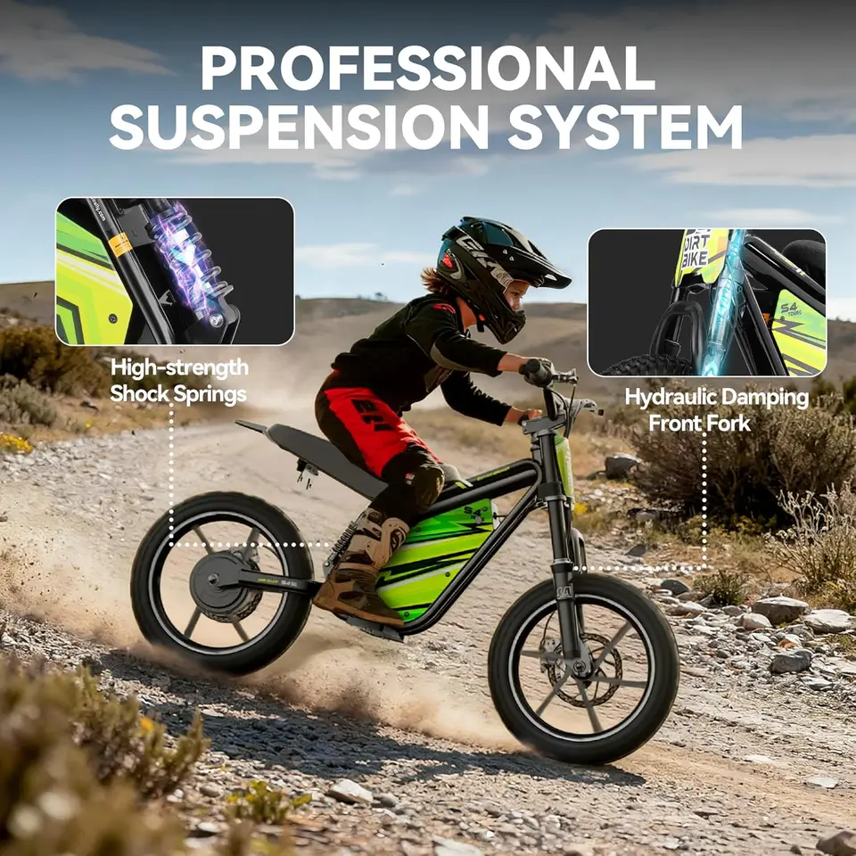 New  Off Road Moto Bike electric dirt bike kids fatbike Fast Electric Bicycle for Boys image 3