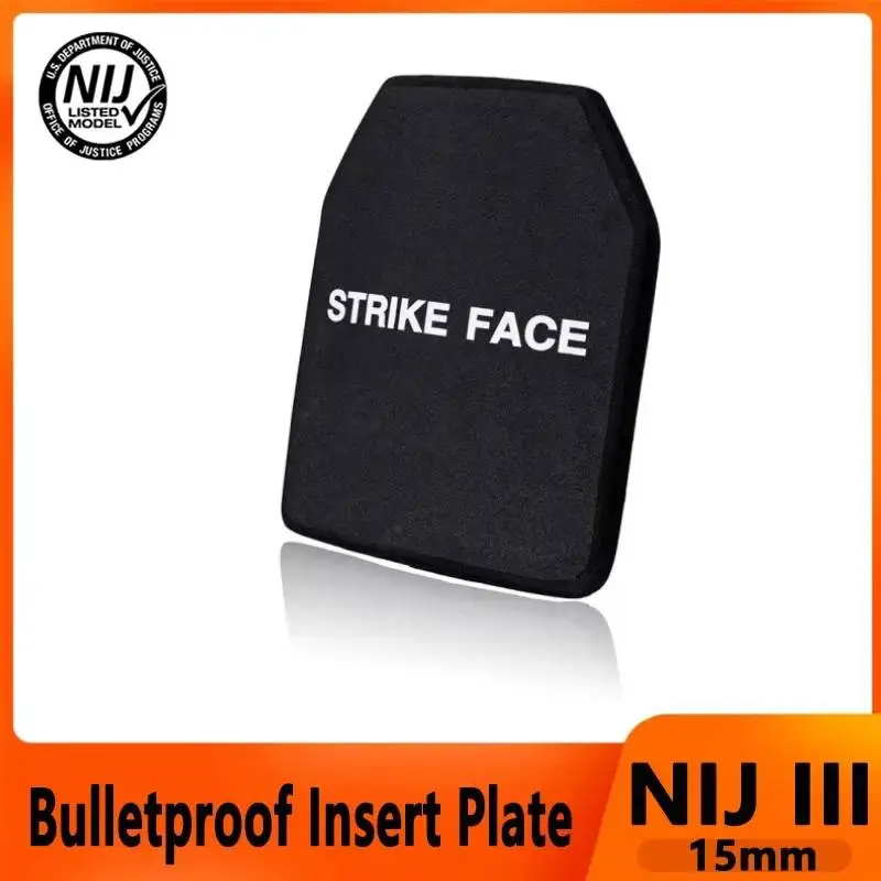 NIJ Class III Pure PE Bulletproof Plate 25X30CM Class 3 Bulletproof Plate Tactical Insertion Plate Backpack Deck Body Armor