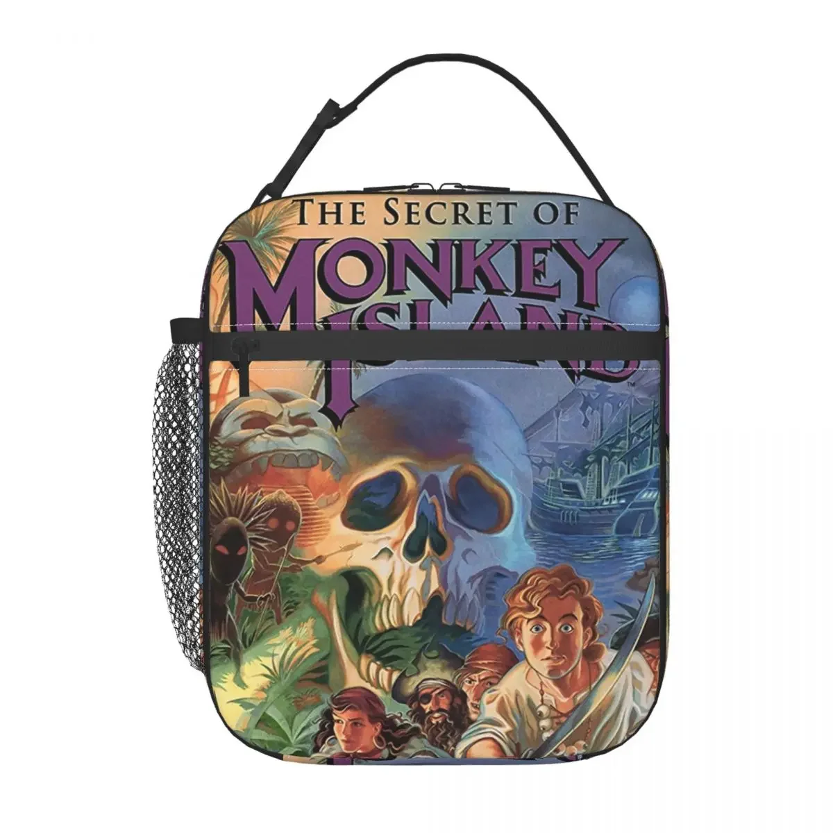 The Secret Of Monkey Island Portable Lunch Box Women Waterproof Video Games Thermal Cooler Food Insulated Lunch Bag Office Work