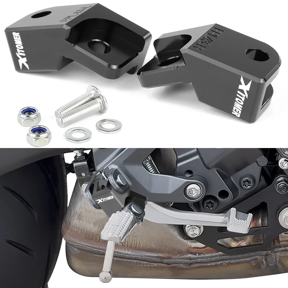 Motorcycle Passenger Foot Rest MT-09 SP MT09 TRACER 9 / XSR900 XSR 900 2022-2024 Fit For Yamaha Foot Peg Lowering Brackets