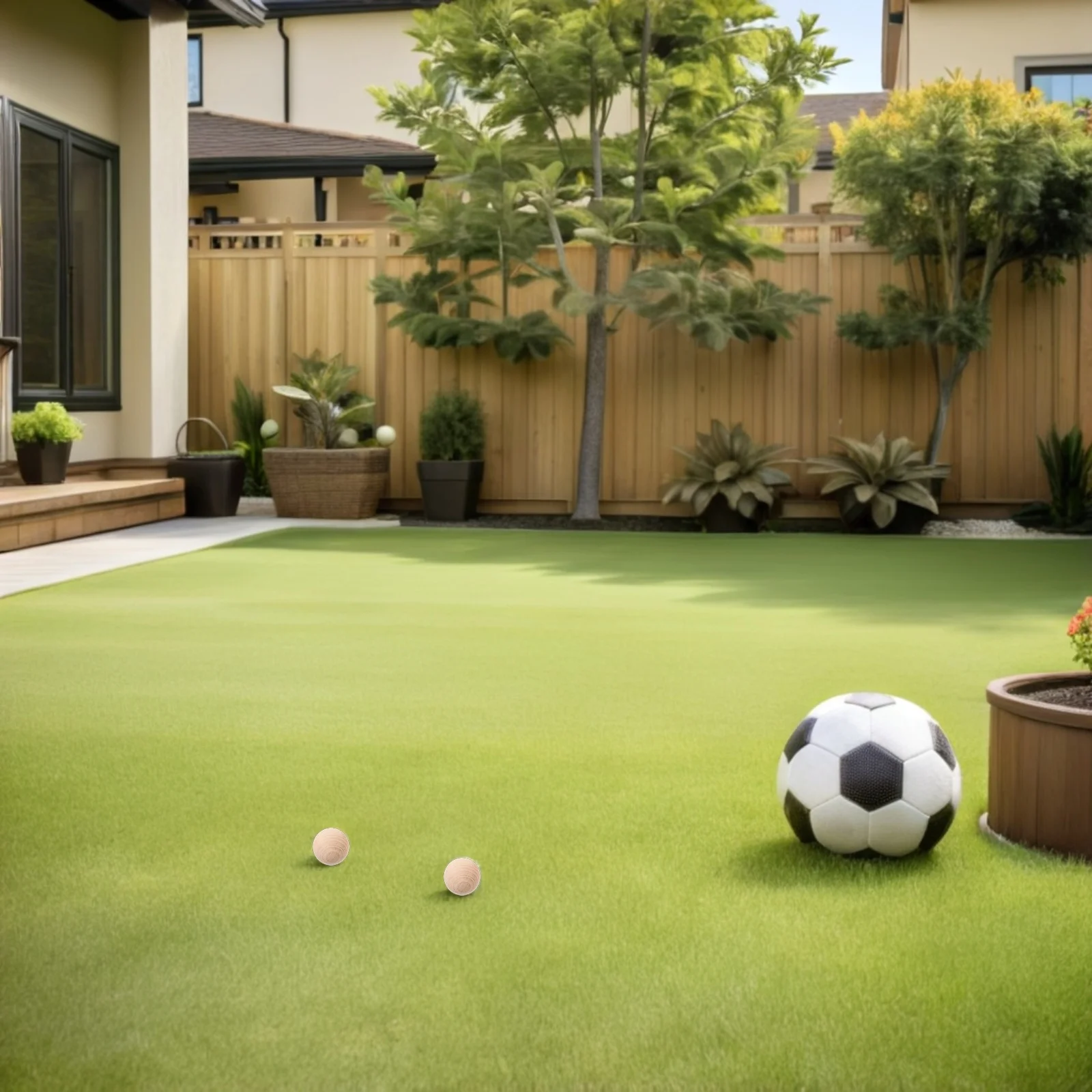 4-delige achtertuin croquetballen voor kinderen vervangende accessoires gazonspeelgoed