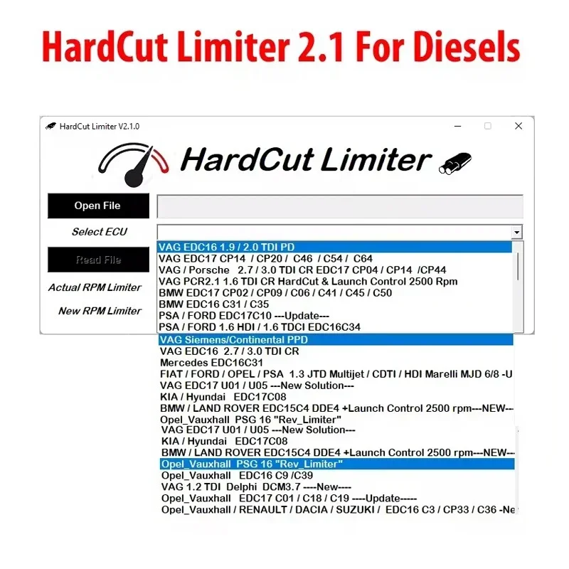 Yeni HardCut Sınırlayıcı Dizel - Benzinli Motorlar - Pop&Bang - HARDCUT LIMITER VMAX+ HotStartr + QLaunchr Yazılımı 6\'Sİ 1 PAKET