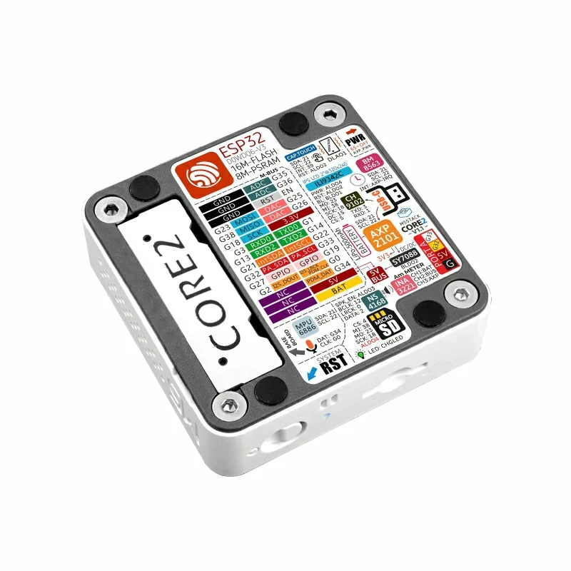 

Официальный комплект разработки IoT M5Stack Core2 ESP32 Контроллер разработки графического программирования V1.1 с сенсорным экраном Bluetooth